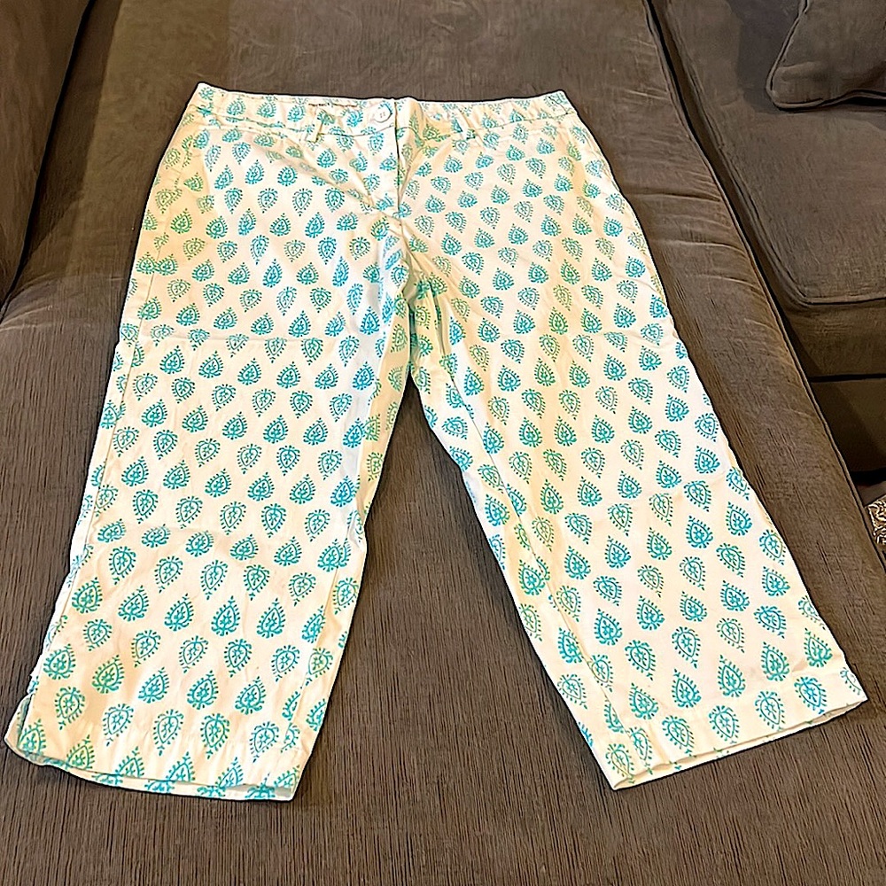 Talbots Perfect Skimmers Capris, size 12